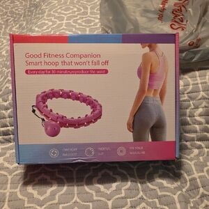Vibrant Pink Smart Fitness Hoop